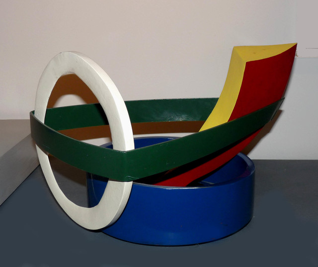 Chas Colburn, ‘Route 66 in a 57 Chevy’, Sculpture, Painted Steel, Zenith Gallery