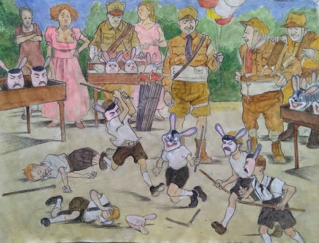 Sam Vaughan, ‘European Politics II’, 2019, The Secret Gallery