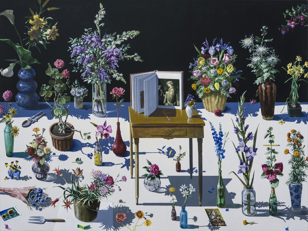 Paul Wonner / "To Flora" / Acrylic on canvas Paul Wonner / "To Flora" / Acrylic on canvas