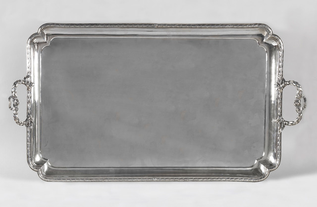 silver bar tray