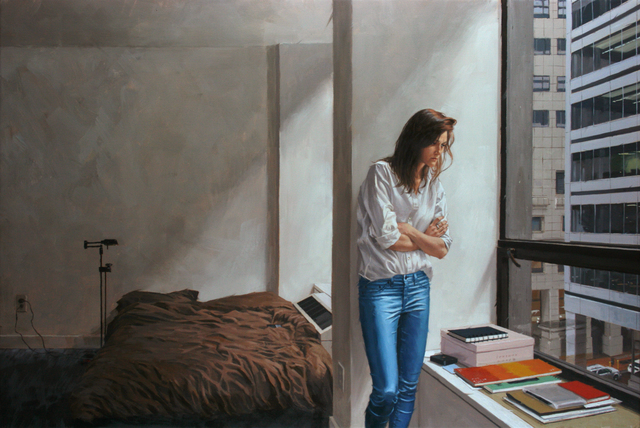 Vincent Giarrano, ‘Lana in Her Apartment’, 2015, Painting, Oil, Gallery 1261