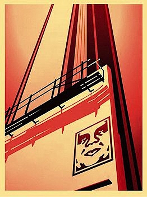 Shepard Fairey (OBEY), ‘Sunset & Vine Billboard ’, 2011, Gregg Shienbaum Fine Art