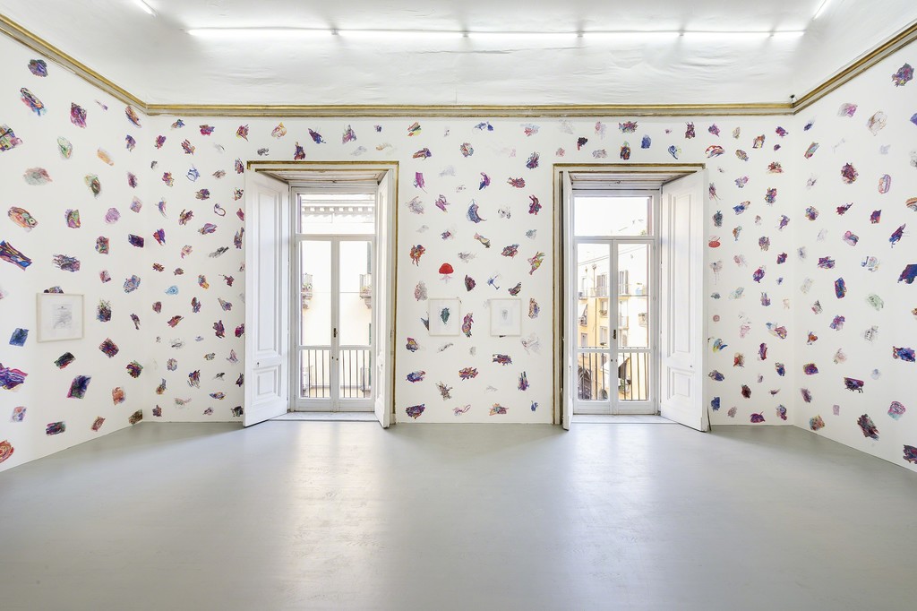 Edi Rama - Partial view of the exhibition - May 2016 - Galleria Alfonso Artiaco, Napoli Edi Rama - Partial view of the exhibition - May 2016 - Galleria Alfonso Artiaco, Napoli