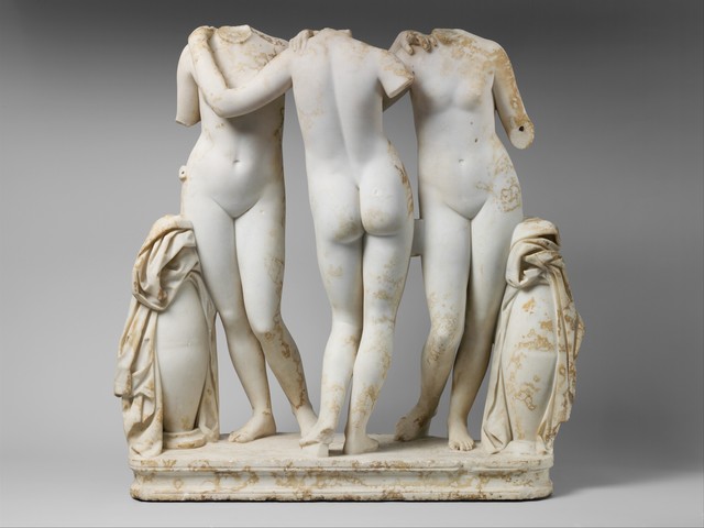 Unknown Roman, ‘Marble Statue Group of the Three Graces’, 2nd century A.D., The Metropolitan Museum of Art