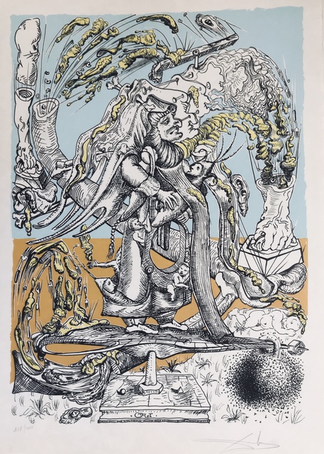 Salvador Dalí, ‘The Omelets ’, 1973, Drawing, Collage or other Work on Paper, Lithograph, Dali Paris