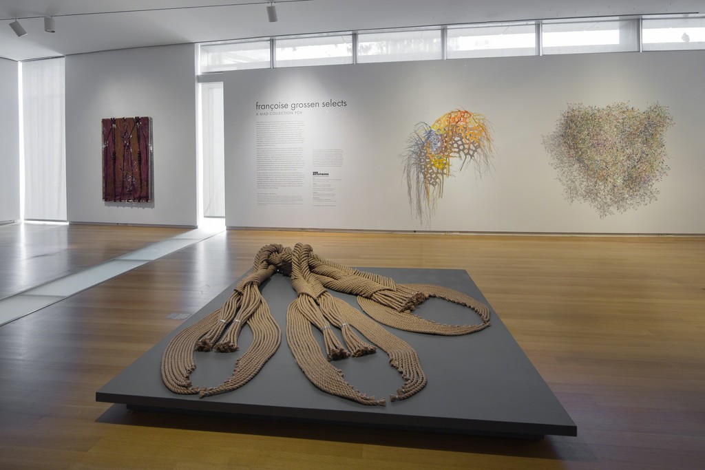Installation view of 'Françoise Grossen Selects', 2016. Photo by Butcher Walsh. Courtesy of the Museum of Arts and Design. Installation view of 'Françoise Grossen Selects', 2016. Photo by Butcher Walsh. Courtesy of the Museum of Arts and Design.