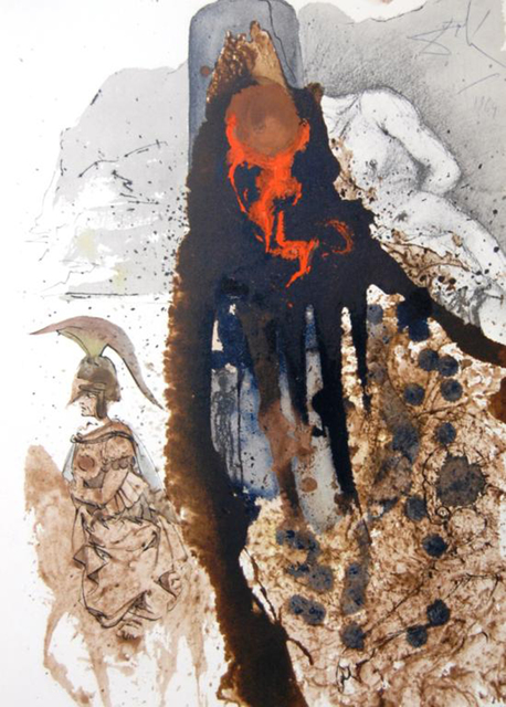 Salvador Dalí, ‘Jesus Scourged’, 1967, Print, Original colored lithograph on heavy rag paper, Baterbys