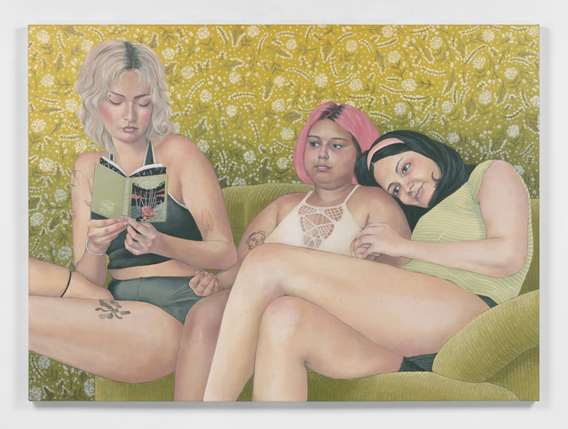 Shona McAndrew, ‘Priyanka, Vidushi and Ananya’, 2021, Painting, Acrylic on canvas, CHART