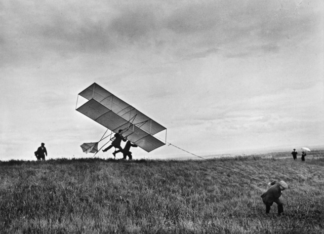Jacques Henri Lartigue, ‘The Lartigue Glider, Rouzat, Auvergne, France’, 1910, Photography, Hand printed Silver Gelatin print, ElliottHalls