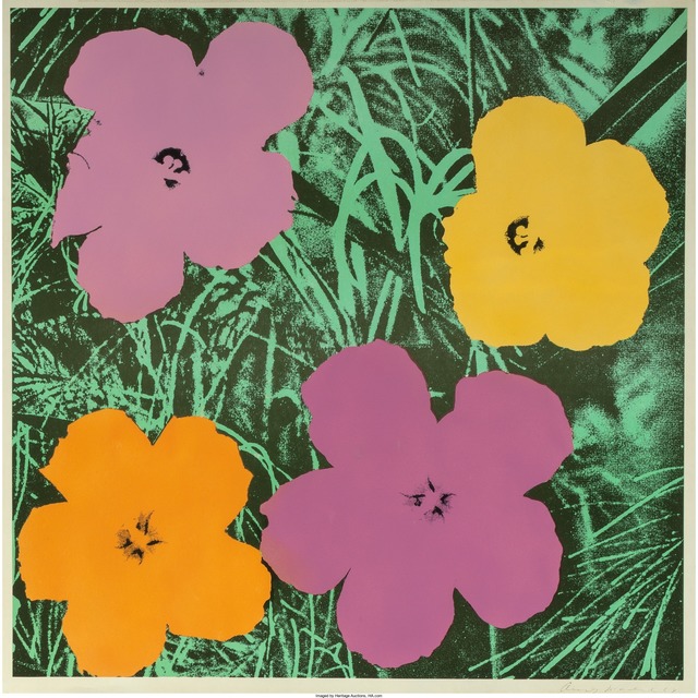 Andy Warhol, ‘Flowers’, 1964, Print, Offset lithograph in colors, Heritage Auctions