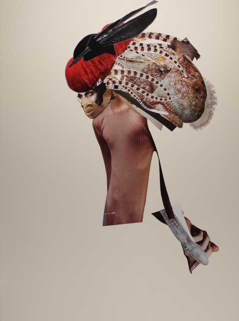 Marcia Kure, ‘Of Saints and Vagabonds. The Series: Andromeda (Messier 31, M31, or NGC 224)’, 2017, Drawing, Collage or other Work on Paper, Collage on Arches Natural White, Hot Press, Cotton, Watercolor paper 300lb., Officine dell'Immagine