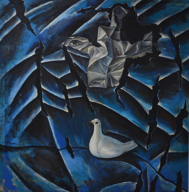 Gu Dexin, ‘Self-Portrait and a Pigeon’, 1984, Ethan Cohen New York