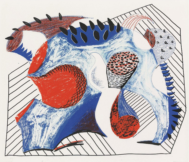 David Hockney, ‘Untitled for Joel Wachs’, 1993, Kenneth A. Friedman & Co.