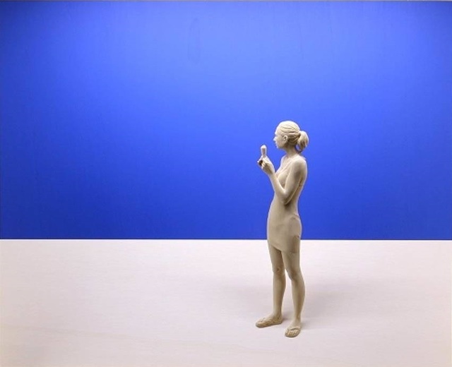 Peter Demetz, ‘Ice cream’, 2015, Sculpture, Linden wood, acrylic, LED light, Gallery LEE & BAE