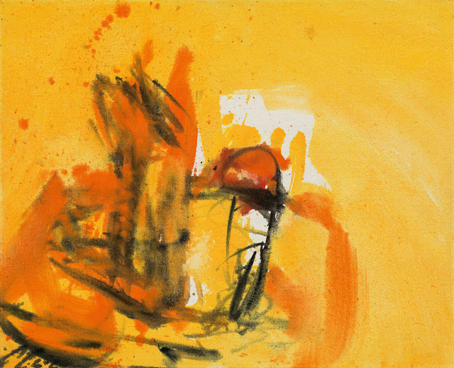 Josef Mikl, ‘Spargel und Rose ’, 2002, Painting, Oil on canvas, Galerie Kovacek & Zetter