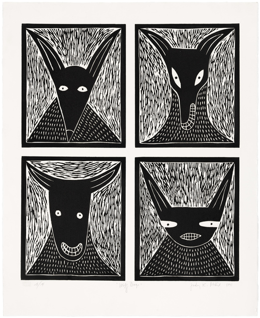Judy Kensley McKie, ‘Wolf Dogs’, 1991, Gallery NAGA