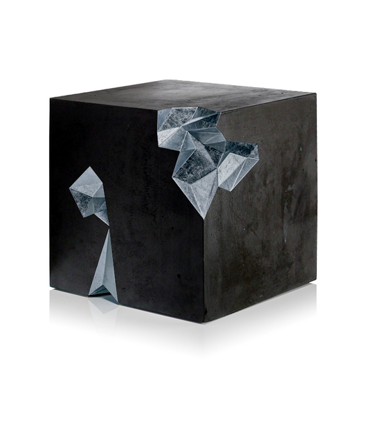 HAROW, ‘Monolith Stool/Side Table’, 2017, Design/Decorative Art, Concrete and gold leaf, Wexler Gallery