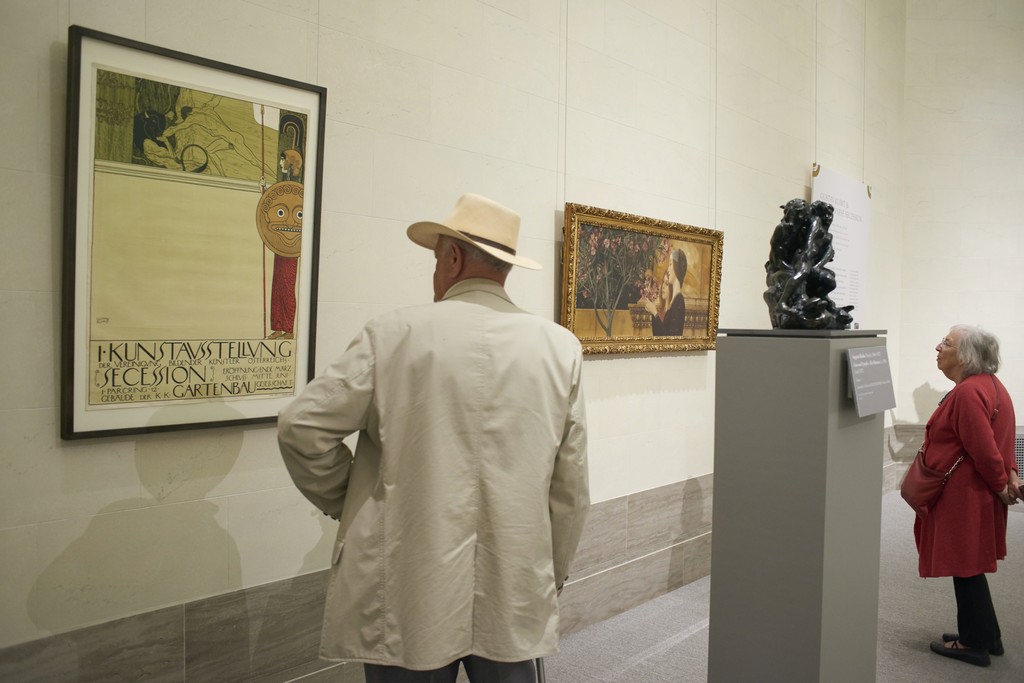 Installation of "KLIMT & RODIN: An Artistic Encounter" at the Legion of Honor, through January 28, 2018 Installation of "KLIMT & RODIN: An Artistic Encounter" at the Legion of Honor, through January 28, 2018