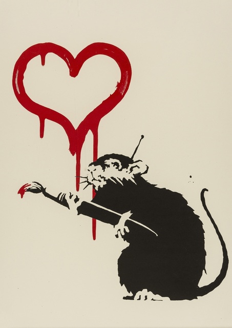 Banksy, ‘Love Rat’, 2004, Forum Auctions