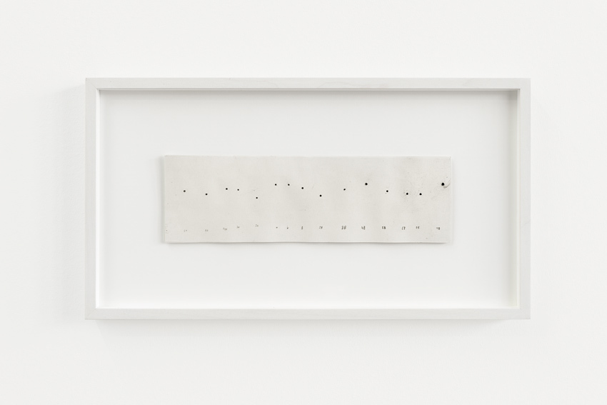 Mathias Ruthenberg
o.t. / partitur, 2013
Pencil on paper
22 x 41.3 cm (frame)
Courtesy Mathias Ruthenberg
Photo: Tobias Hübel Mathias Ruthenberg
o.t. / partitur, 2013
Pencil on paper
22 x 41.3 cm (frame)
Courtesy Mathias Ruthenberg
Photo: Tobias Hübel