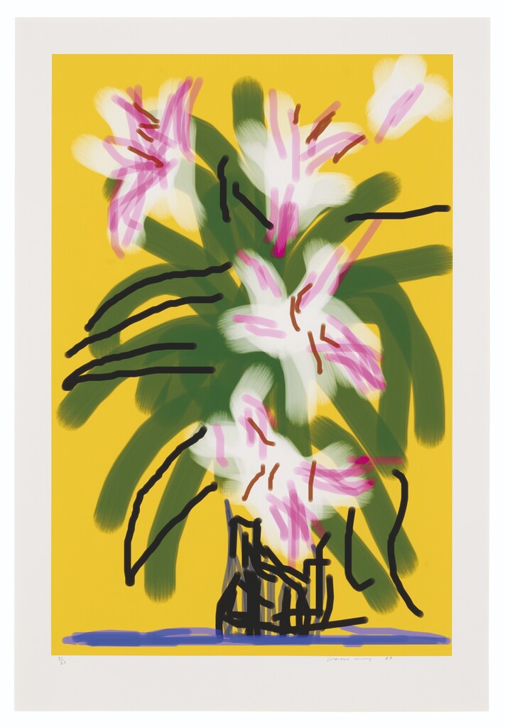 David Hockney - Lilies