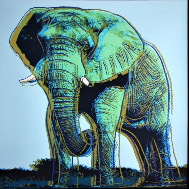Andy Warhol, ‘Elephant for Art Basel’, 1987, Alpha 137 Gallery Auction
