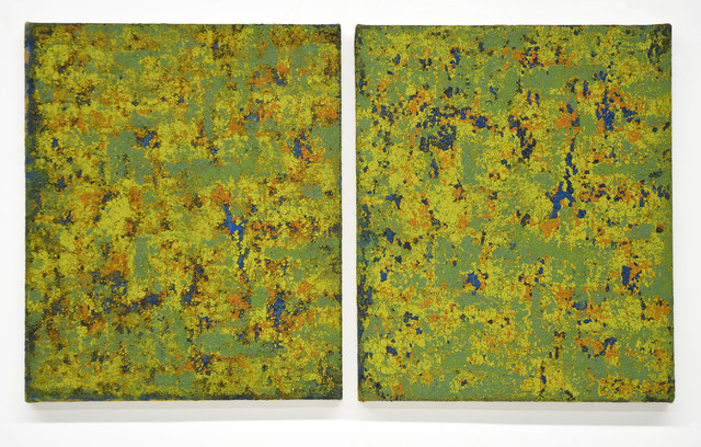 Rainer Gross, ‘Gerzon Twins ’, 2017-2018, Painting, Oil and pigments on canvas, Margaret Thatcher Projects