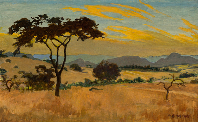 Erich Mayer, ‘Landscape with Foreground Tree’, Strauss & Co