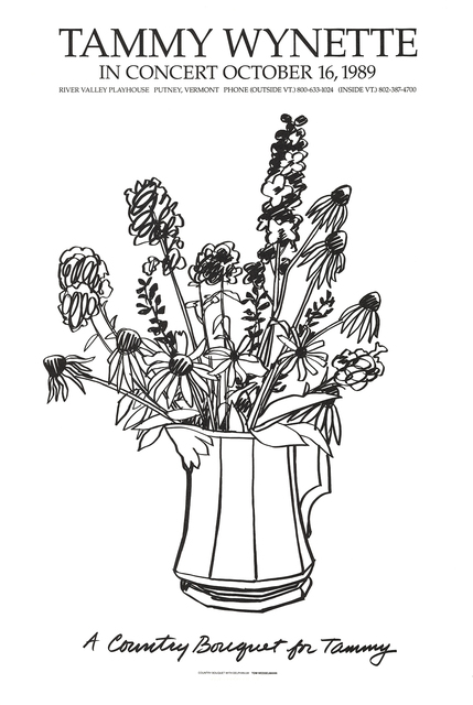 Tom Wesselmann, ‘Country Bouquet with Delphinium (for Tammy Wynette)’, 1989, ArtWise