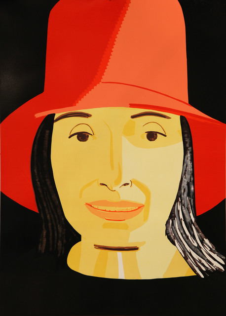 Alex Katz, ‘Red Hat Ada’, 2015, Meyerovich Gallery
