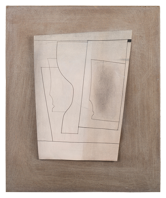 Ben Nicholson, ‘June 59 (Ronco 146)’, 1959, Drawing, Collage or other Work on Paper, Oil wash and pencil on paper laid on board prepared by the artist, Il Ponte