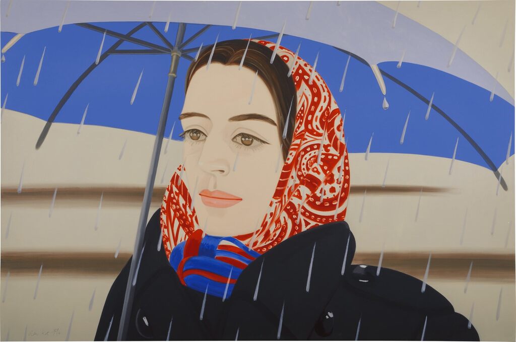 Alex Katz - Blue Umbrella 2