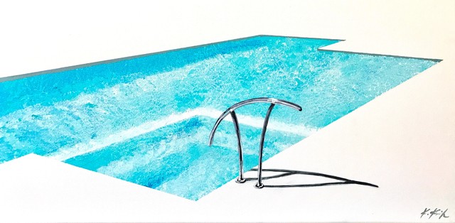 Kathleen Keifer, ‘Deep Aqua Velvet Pool’, 2017, Artspace Warehouse