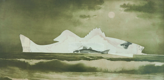 Varujan Boghosian, ‘Kraken’, 2007, Mixed Media, Paper collage, International Collage Center