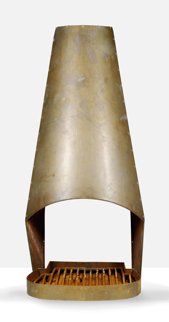‘Fireplace’, Circa 1955, Design/Decorative Art, Brass, metal, Aguttes