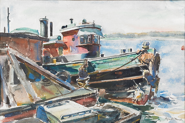 Reginald Marsh, ‘Untitled’, Drawing, Collage or other Work on Paper, Watercolor on paper, Rago/Wright