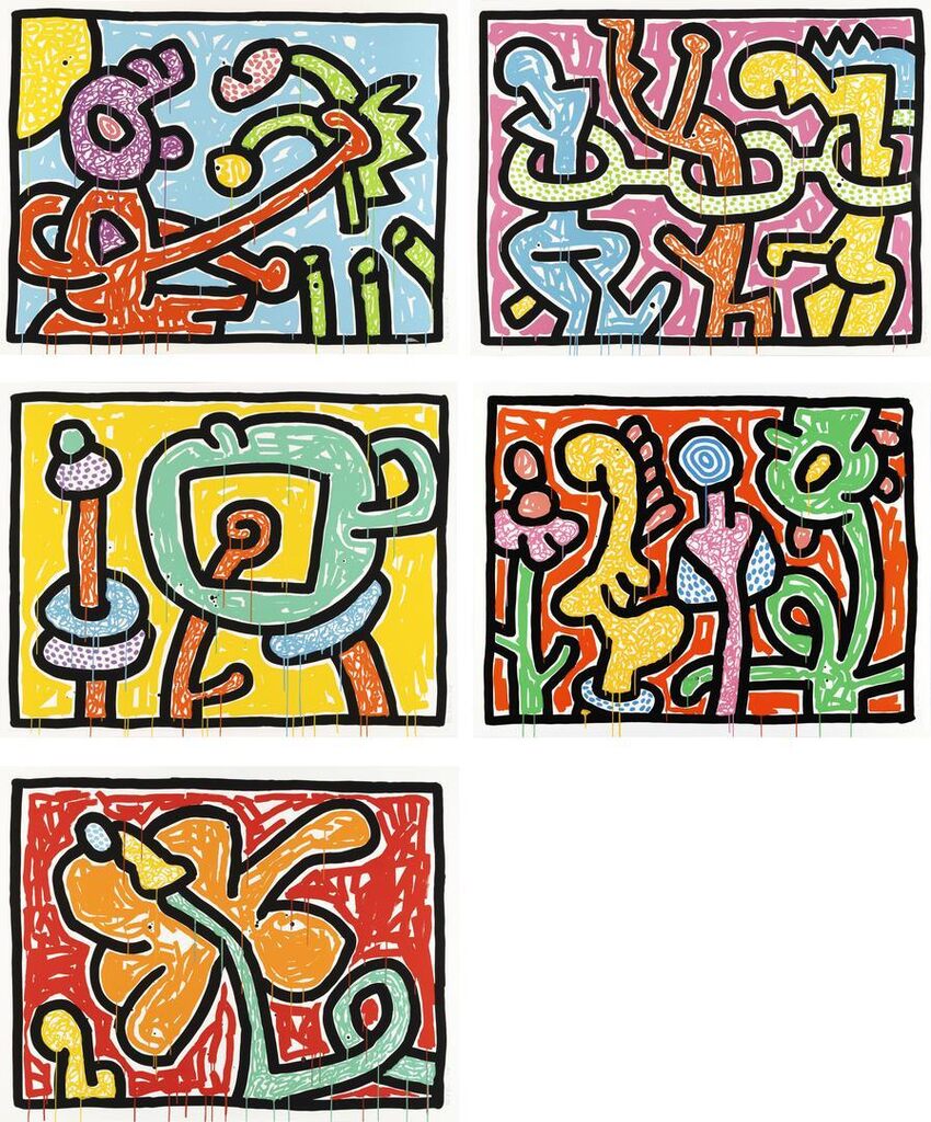 Keith Haring - Flowers