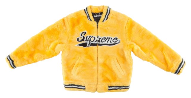 Supreme | Faux Fur Varsity Jacket (2020) | Artsy