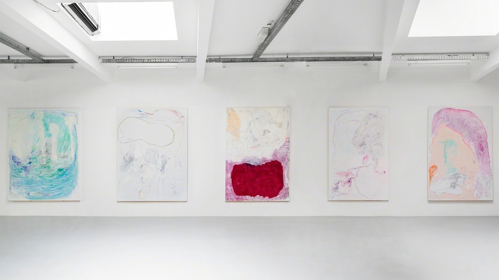 Gonn Mosny, Ausstellungsansicht, Kunstraum Innsbruck, 2017.
v.l.n.r.: Gonn Mosny,
LW 207, 200 cm x 170 cm, 2016
LW 213, 200 cm x 165 cm, 2016
LW 199, 200 cm x 149 cm, 2015
LW 210, 200 cm x 140 cm, 2016
LW 223, 200 cm x 150 cm, 2016
courtesy by the artist and Volker Diehl Gallery. Foto: Verena Nagl Gonn Mosny, Ausstellungsansicht, Kunstraum Innsbruck, 2017.
v.l.n.r.: Gonn Mosny,
LW 207, 200 cm x 170 cm, 2016
LW 213, 200 cm x 165 cm, 2016
LW 199, 200 cm x 149 cm, 2015
LW 210, 200 cm x 140 cm, 2016
LW 223, 200 cm x 150 cm, 2016
courtesy by the artist and Volker Diehl Gallery. Foto: Verena Nagl