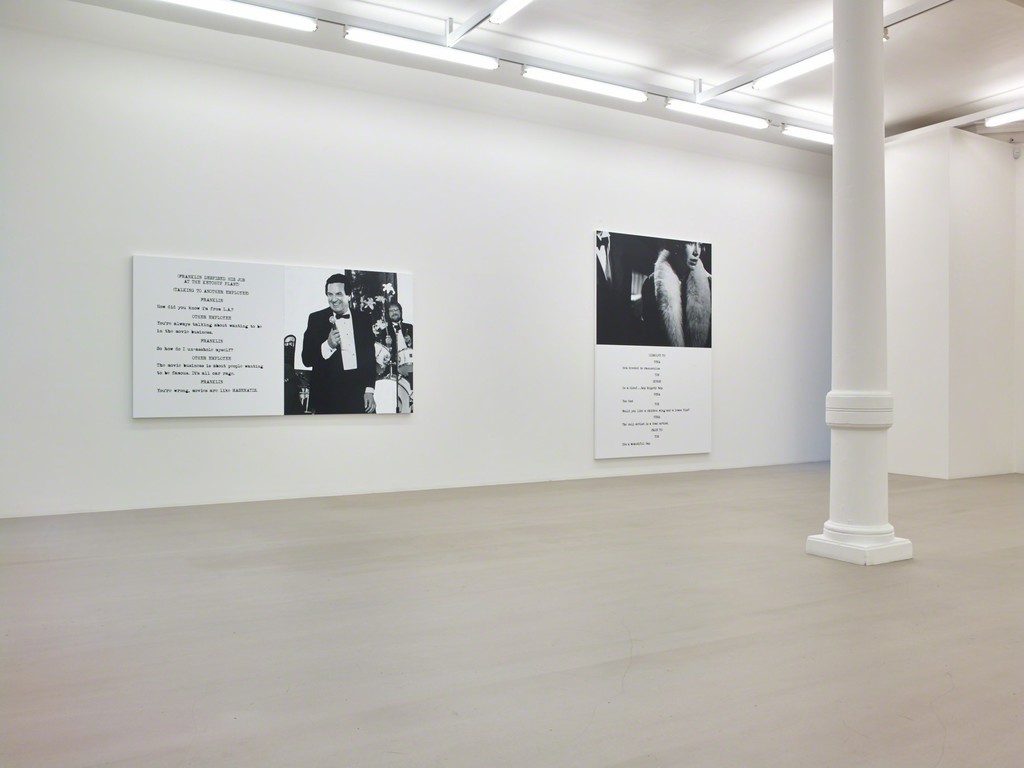 John Baldessari: Pictures & Scripts, Installation View, Marian Goodman Gallery, London, February 28 - April 25, 2015 John Baldessari: Pictures & Scripts, Installation View, Marian Goodman Gallery, London, February 28 - April 25, 2015