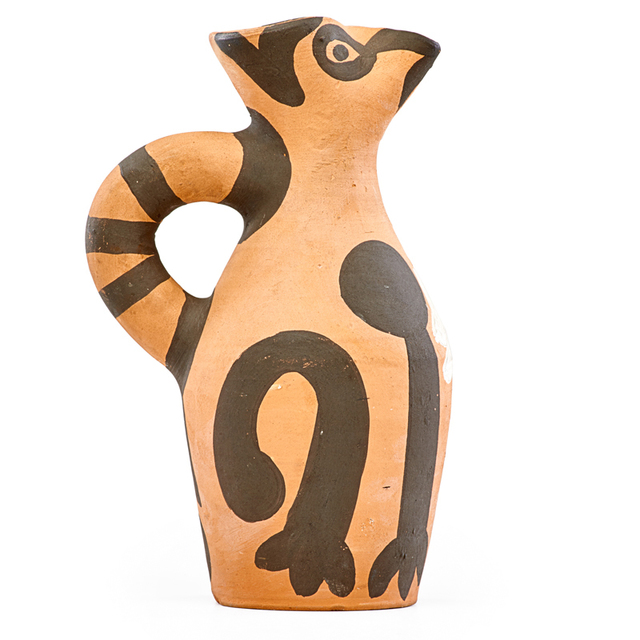 Pablo Picasso, ‘Yan Pitcher (Pichet Yan), Edition Of 400, France’, des. 1952, Design/Decorative Art, Earthenware Decorated In Engobe, Rago/Wright