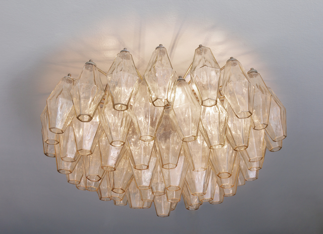 Venini, ‘Chandelier’, ca. 1960, Design/Decorative Art, Tinted Murano glass and metal, The Apartment - Copenhagen