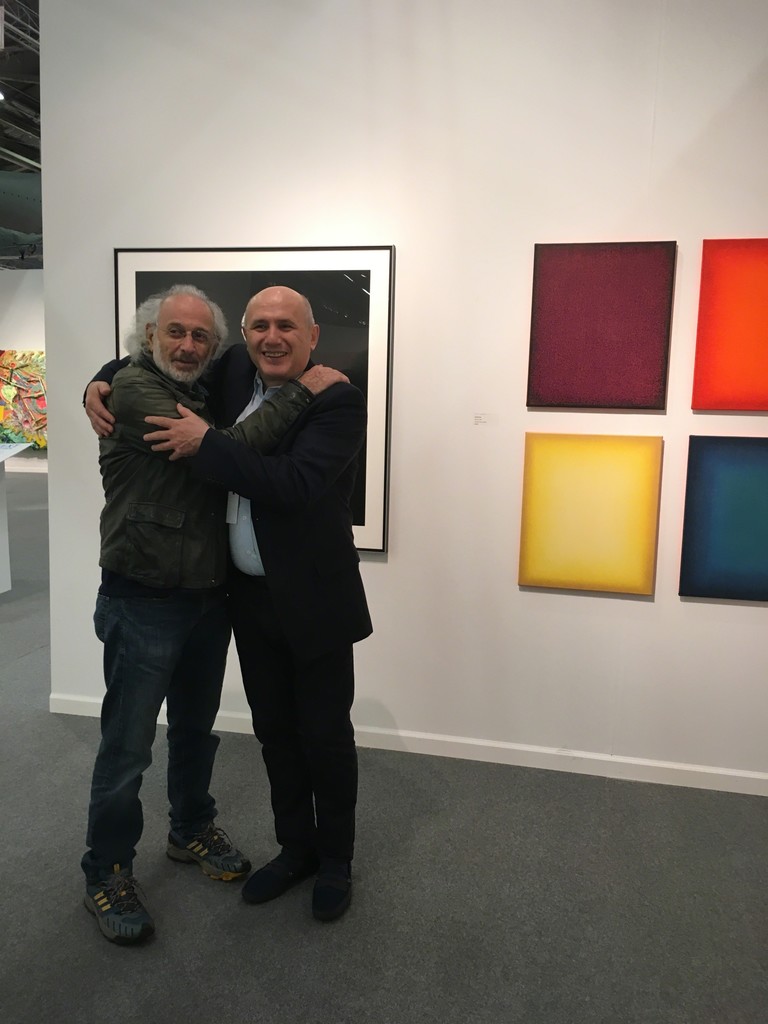 Jerry Schatzberg and Nick Rukaj at Art New York. Jerry Schatzberg and Nick Rukaj at Art New York.