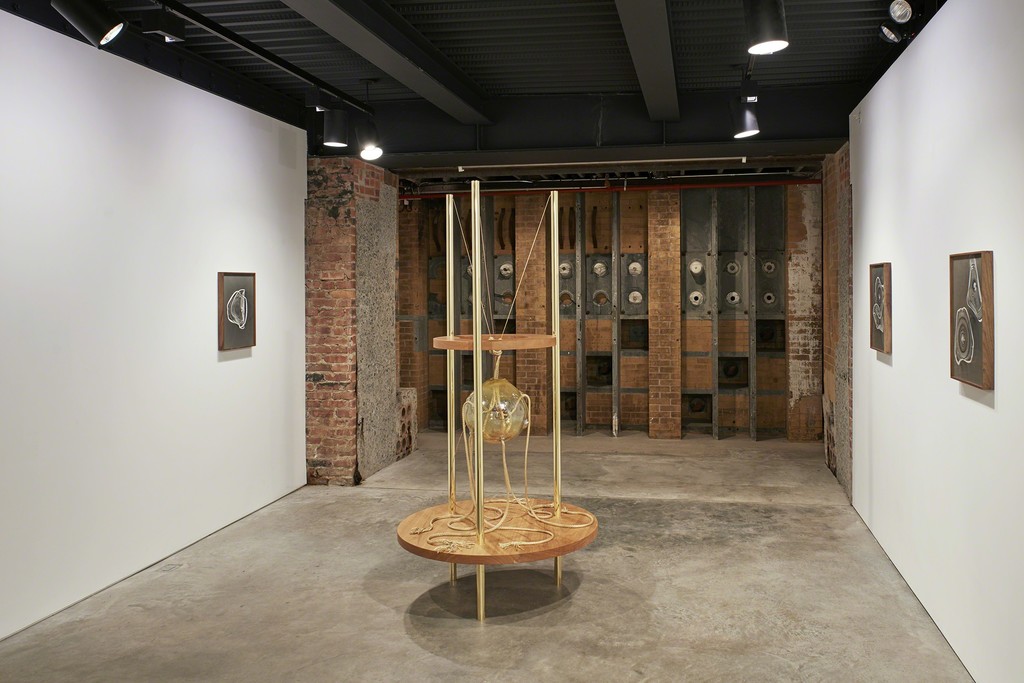 Installation view, Kelly Akashi: Long Exposure, SculptureCenter, New York, 2017. Photo: Kyle Knodell Installation view, Kelly Akashi: Long Exposure, SculptureCenter, New York, 2017. Photo: Kyle Knodell