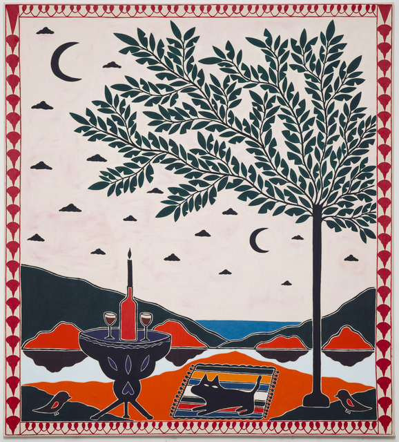 Anders SCRMN Meisner, ‘Scandinavian Date Night’, 2018, Painting, Oil on canvas, Hans Alf Gallery