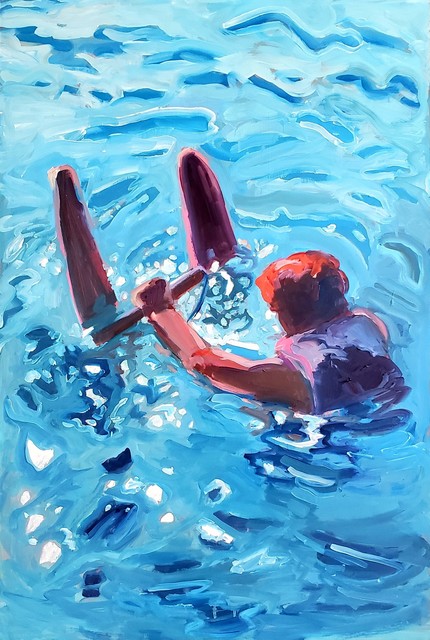 Danielle Winger, ‘The Skier’, 2019, James May Gallery