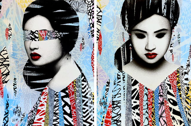 HUSH, ‘Faces I/II Artist Proof (2 Prints)’, 2019, Kumi Contemporary / Verso Contemporary