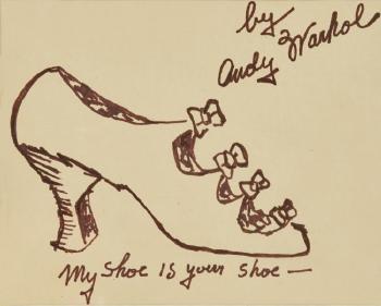 Andy Warhol - My Shoe is Your Shoe