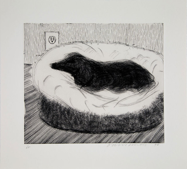 David Hockney, ‘Dog Etching No.15’, 1998, Lyndsey Ingram