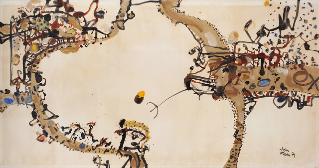 John Olsen (b.1928), ‘Edge of the Void’, 1975, Drawing, Collage or other Work on Paper, Gouache on paper, Charles Nodrum Gallery